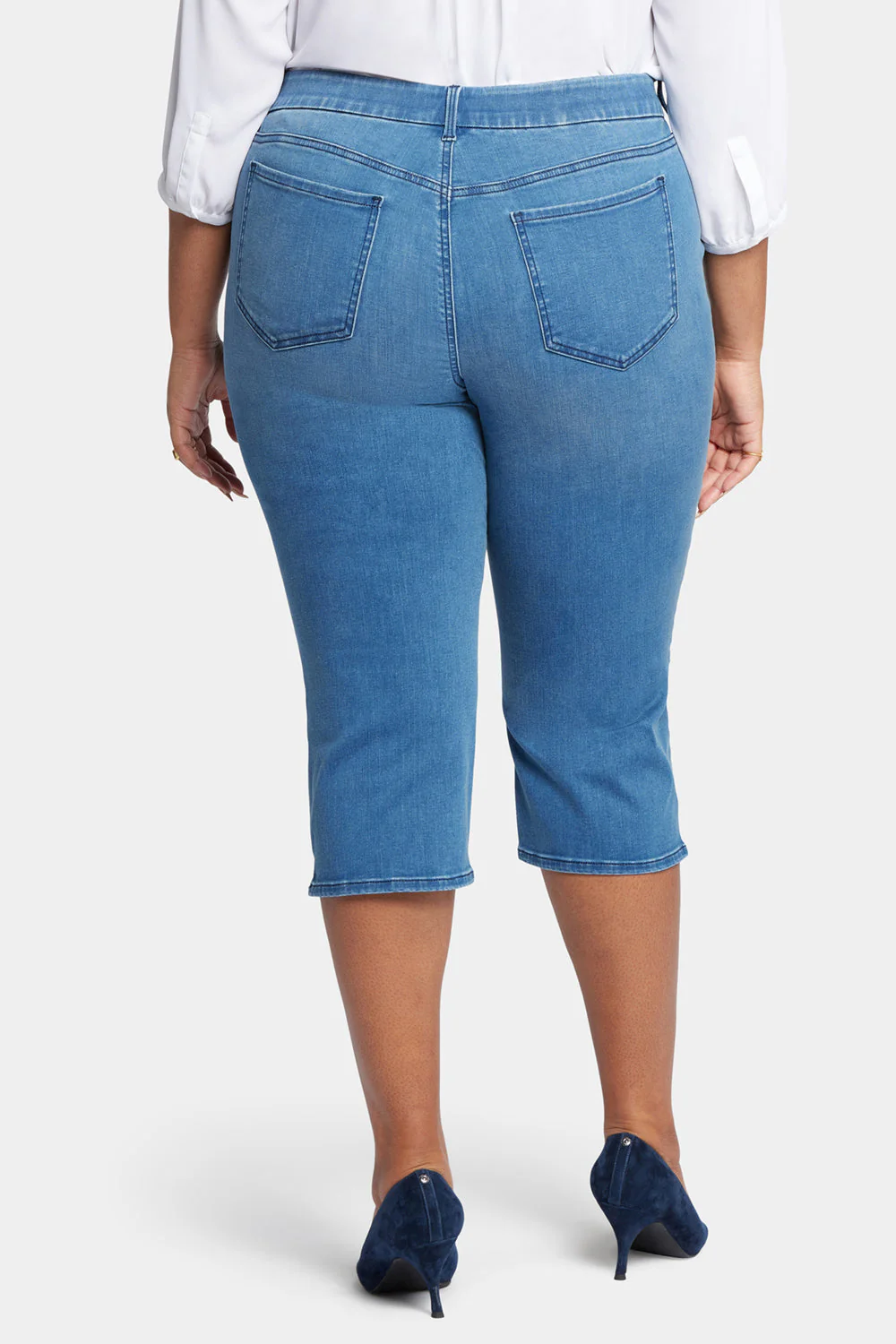 Waist-Matchâ¢ Slim Straight Crop Jeans In Plus Size - Contented