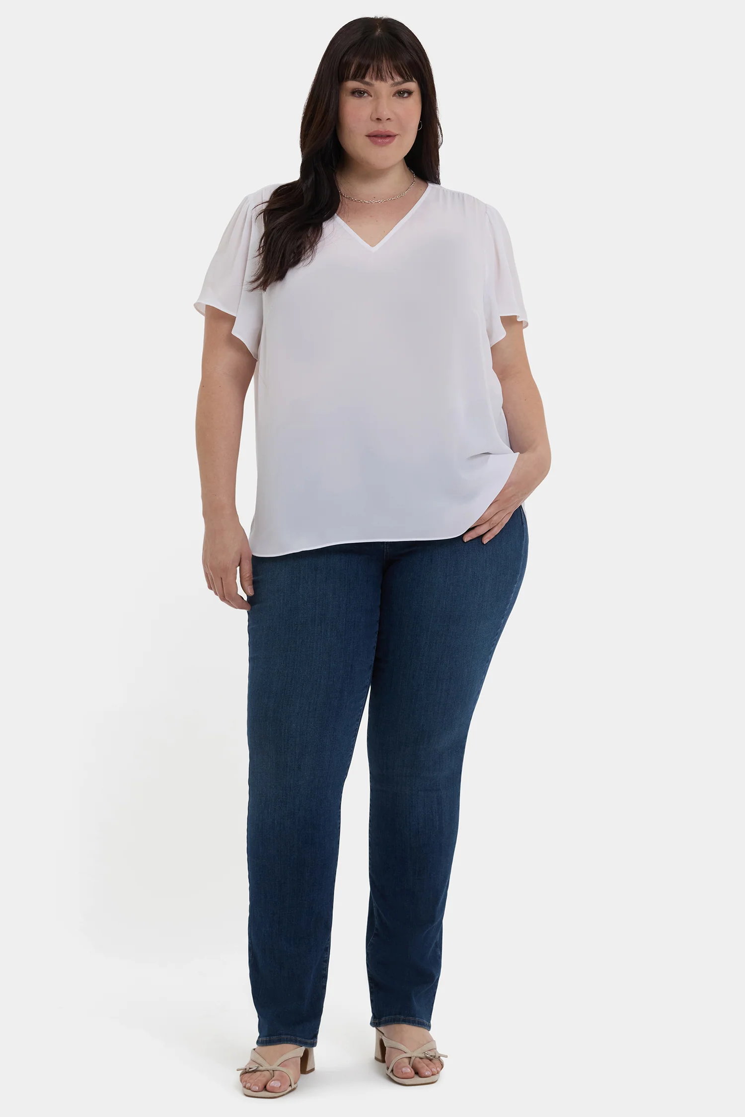 13966-pleated-flutter-sleeved-blouse-in-plus-size-optic-white-1.webp