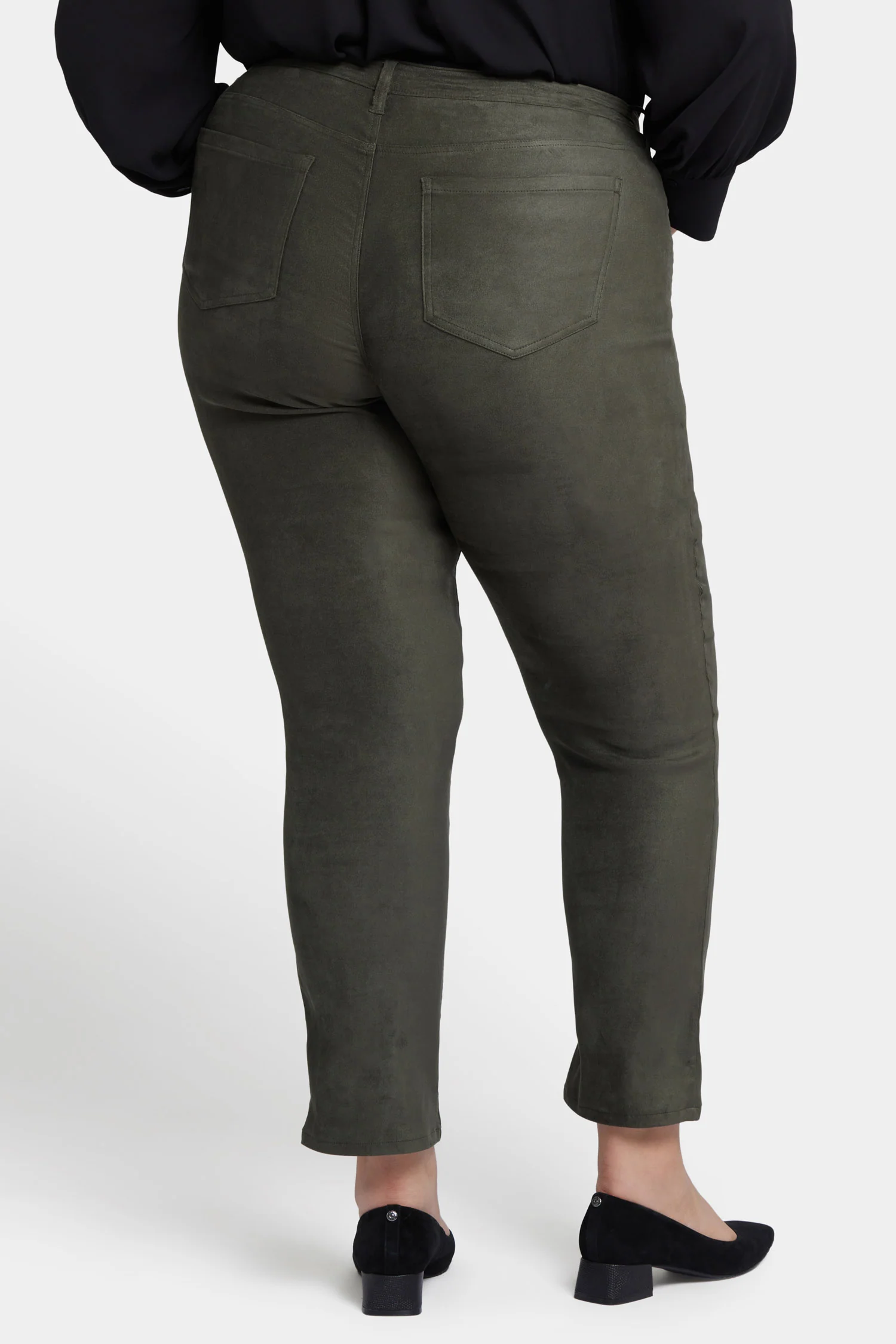 Sheri Slim Jeans In Plus Size - Vine Leaf