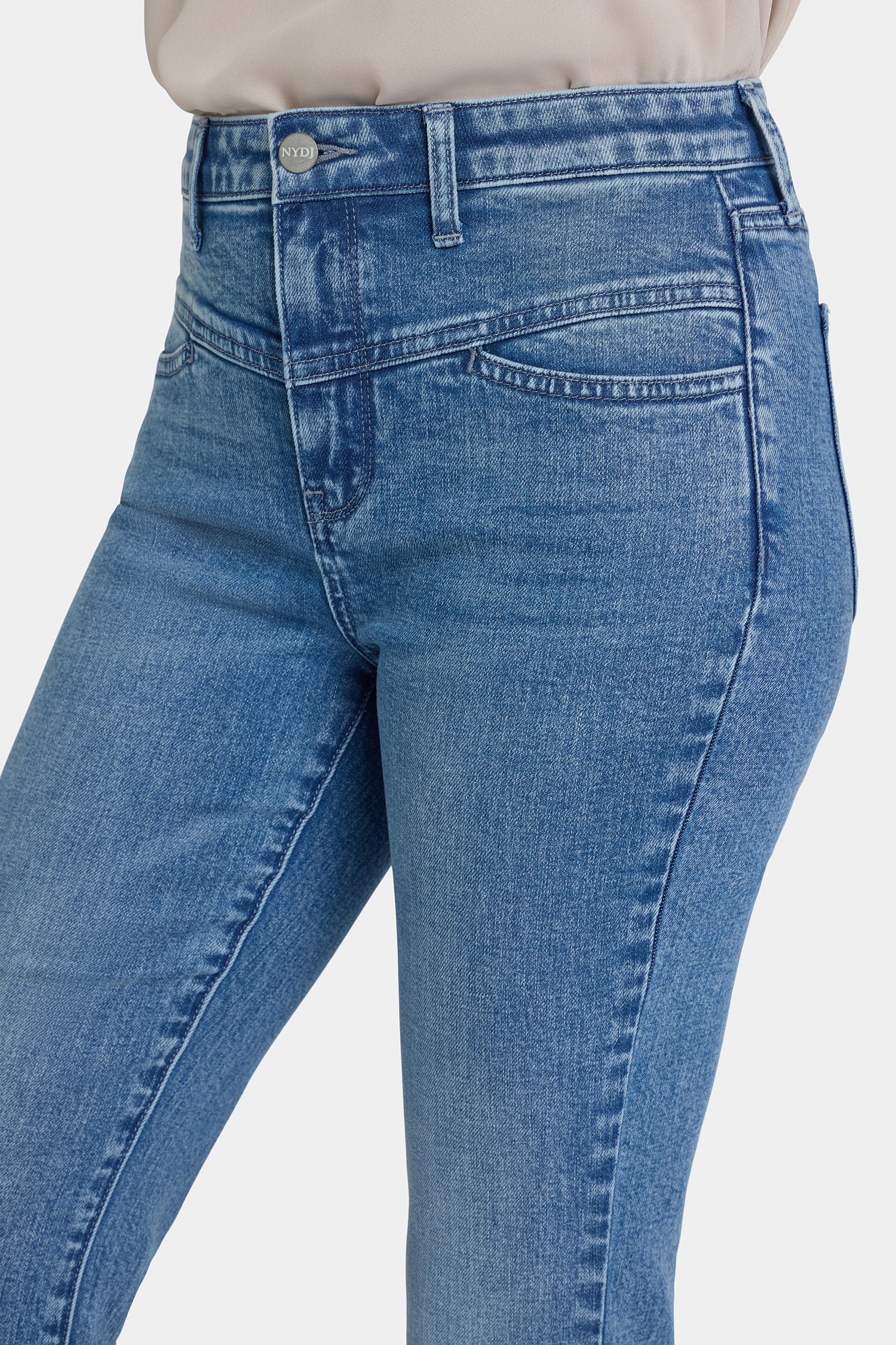 Barbara Bootcut Jeans - Washed Crystal