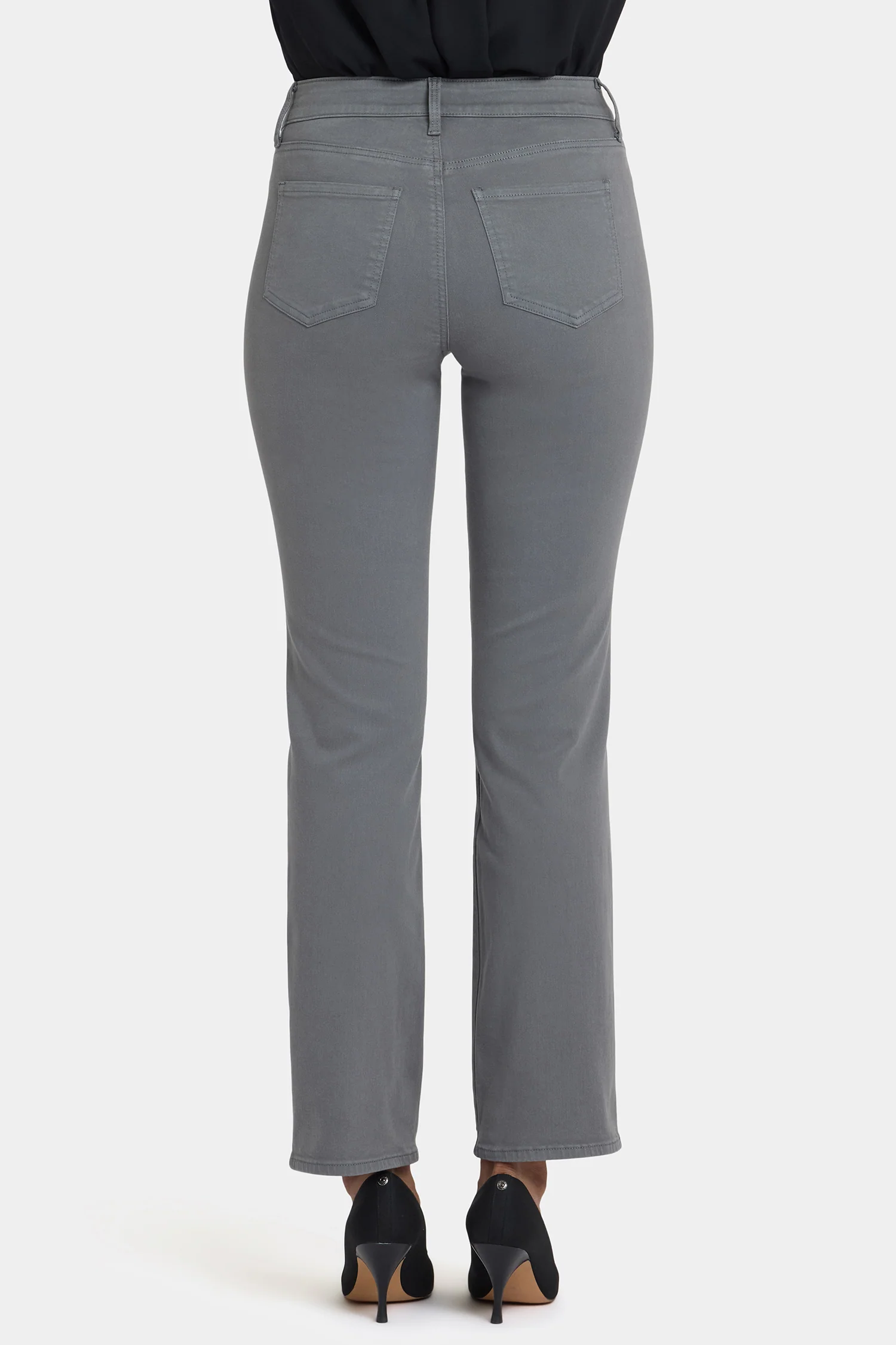 Marilyn Straight Jeans In Petite - Lunar Stone