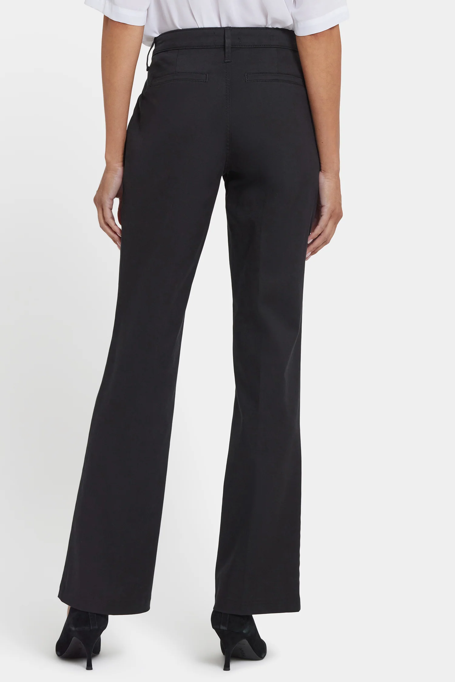 Barbara Bootcut Trouser Pants - Black