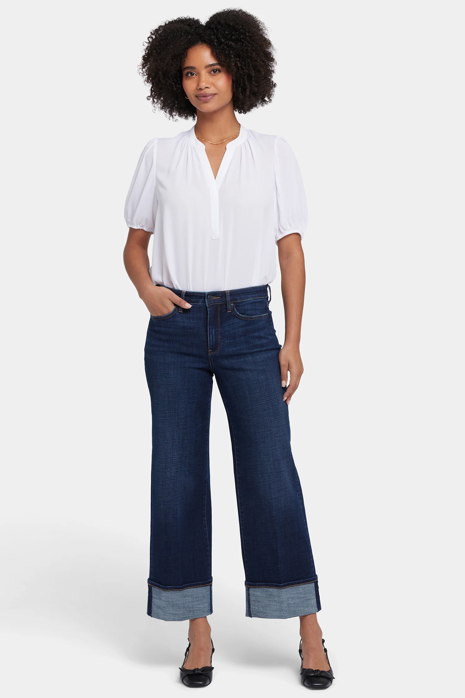 Teresa Wide Leg Jeans  - Night Skies