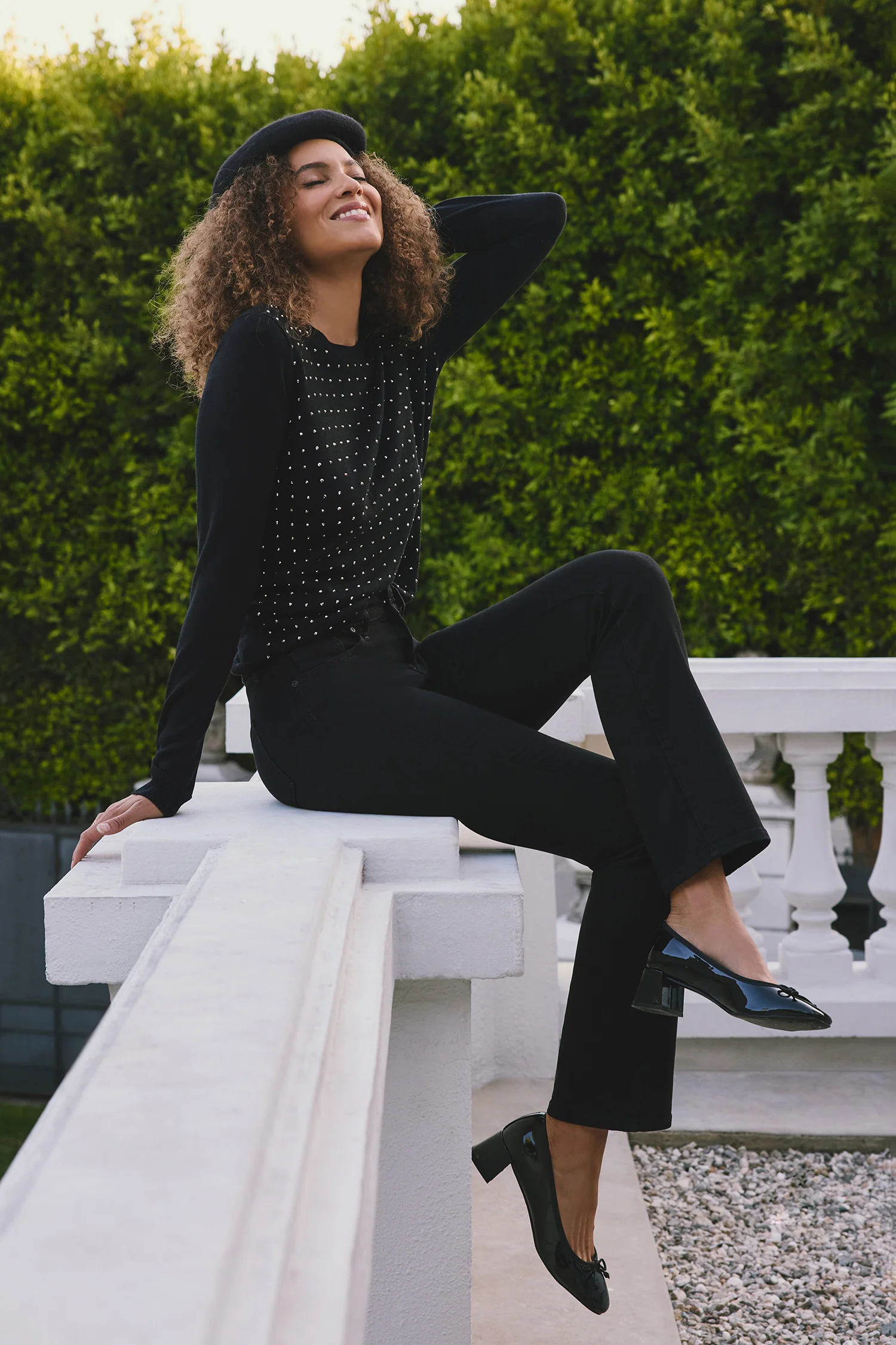 Marilyn Straight Jeans - Black Rinse