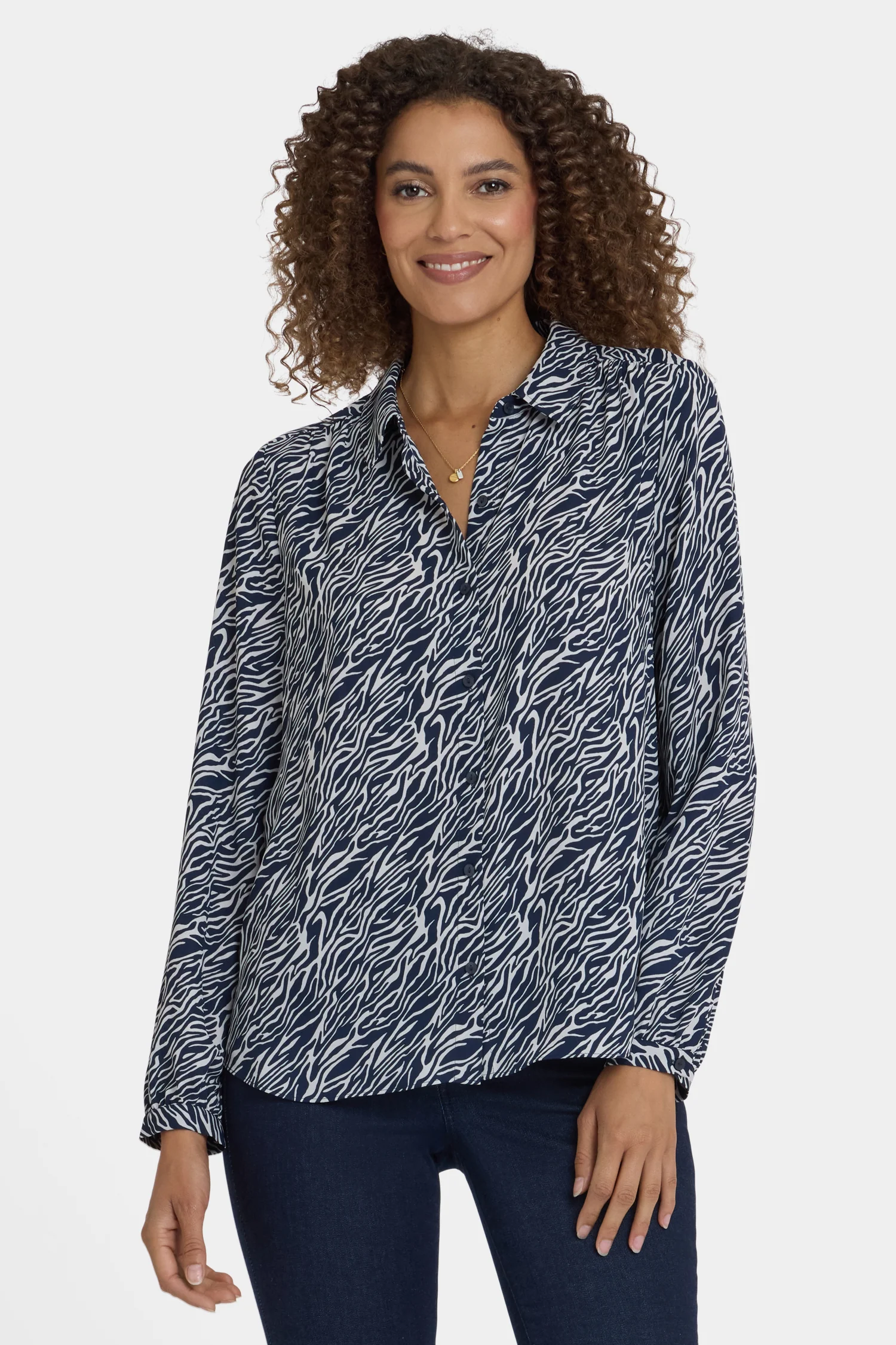 Modern Blouse - Vintage Zebra