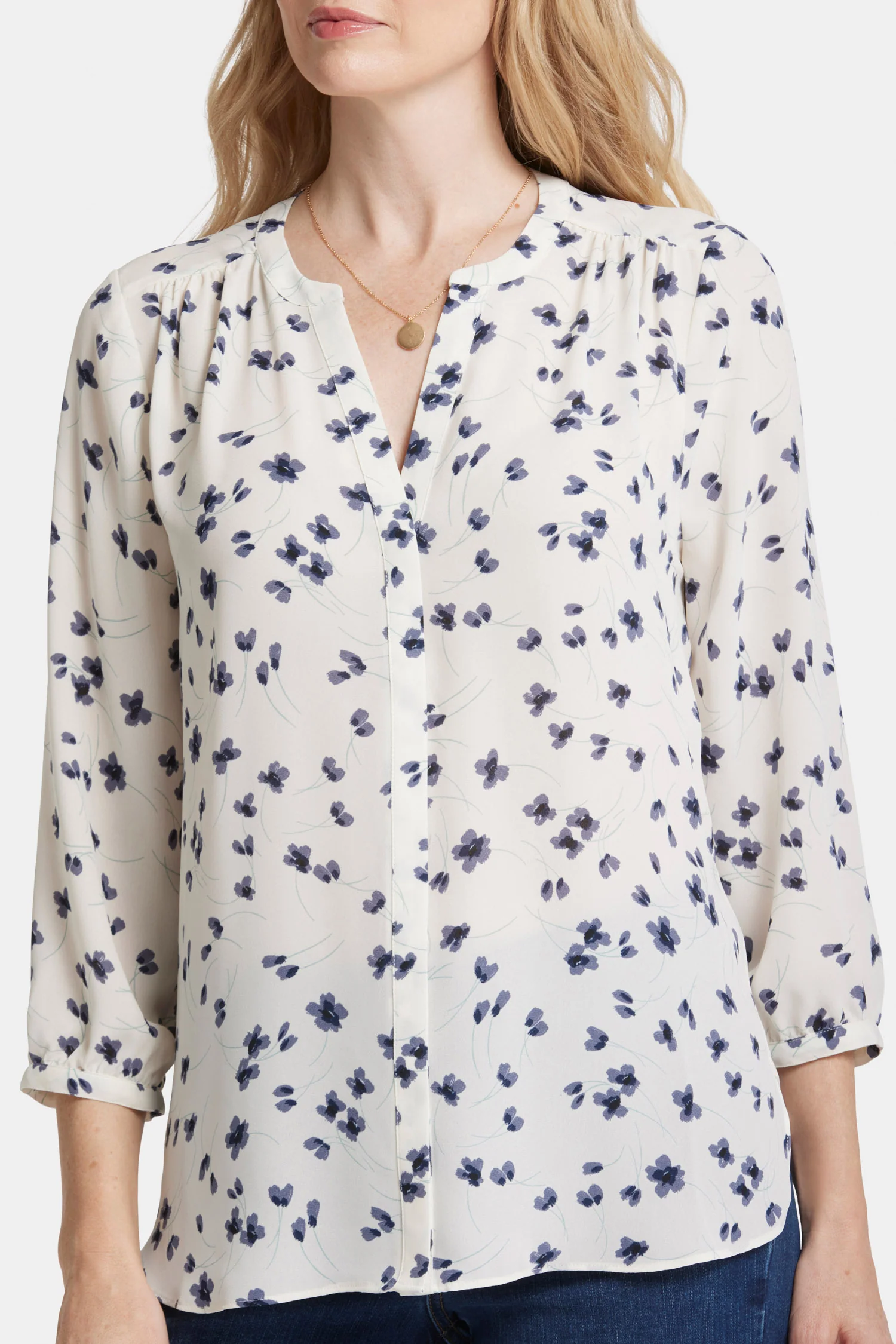 Pintuck Blouse - Iris Buds
