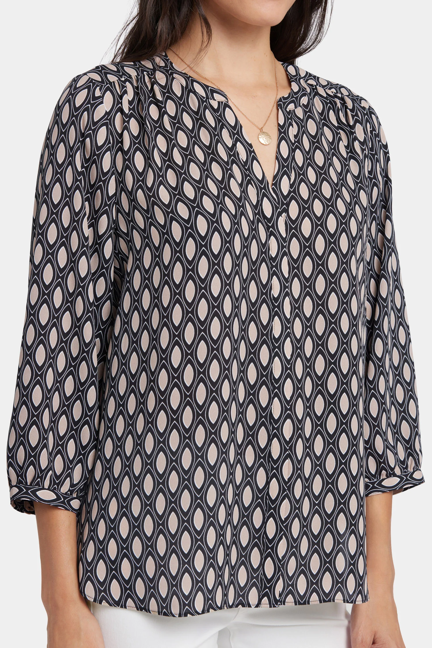 Pintuck Blouse - Roca Lissa