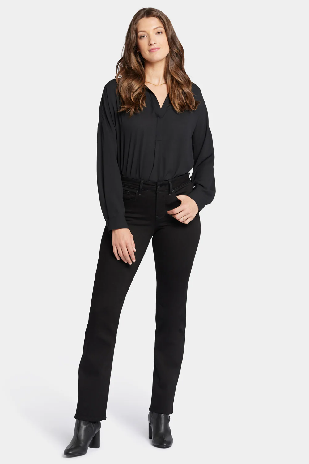 Marilyn Straight Jeans - Black