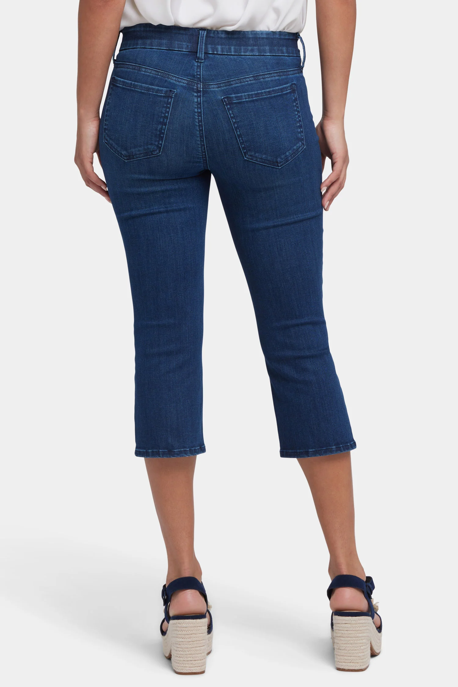 Waist-Matchâ¢ Marilyn Straight Crop Jeans - Ibiza Blues