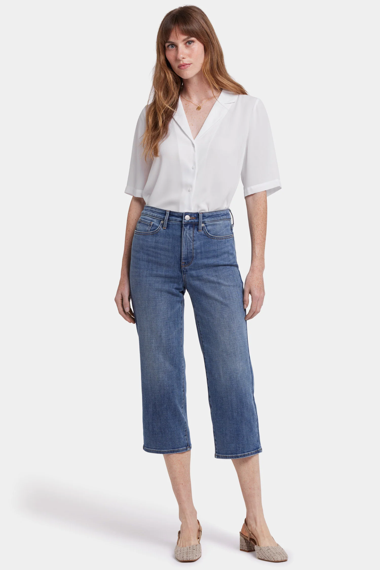 Joni Relaxed Capri Jeans - Majorca Bay