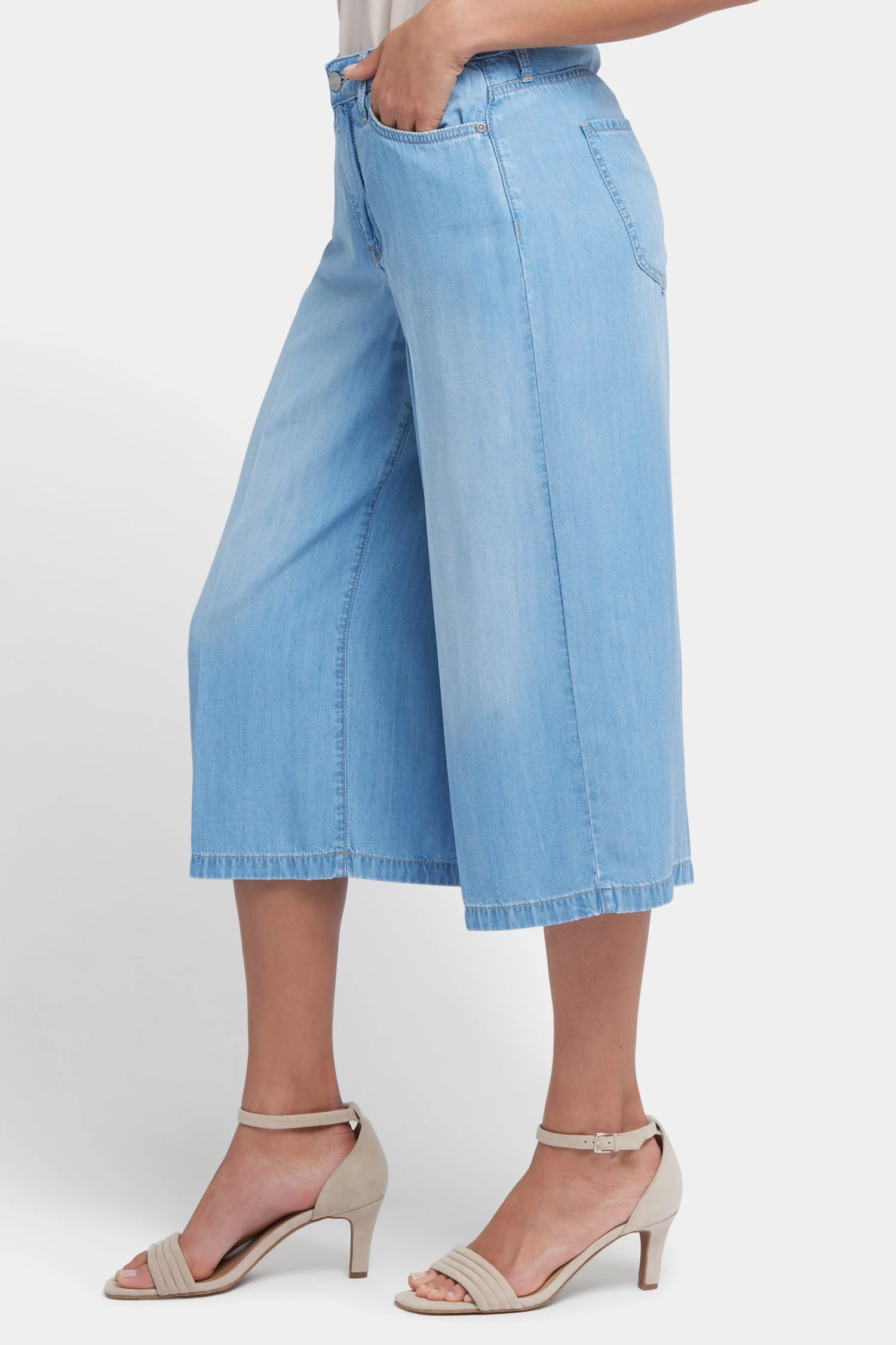 Amelia Denim Culottes - Canary Beach