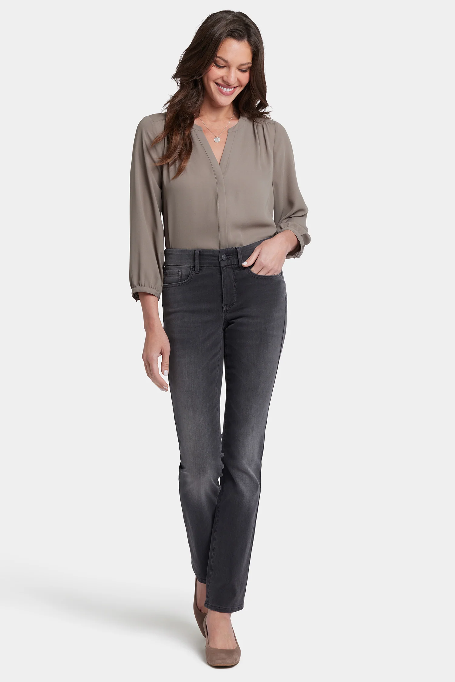 Waist-Matchâ¢ Marilyn Straight Jeans - Murcia Peaks