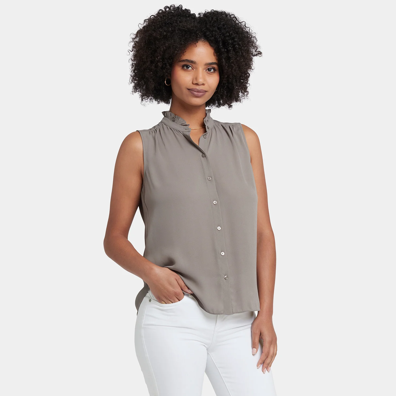 5371-sleeveless-ruffle-neck-blouse-saddlewood-1.webp