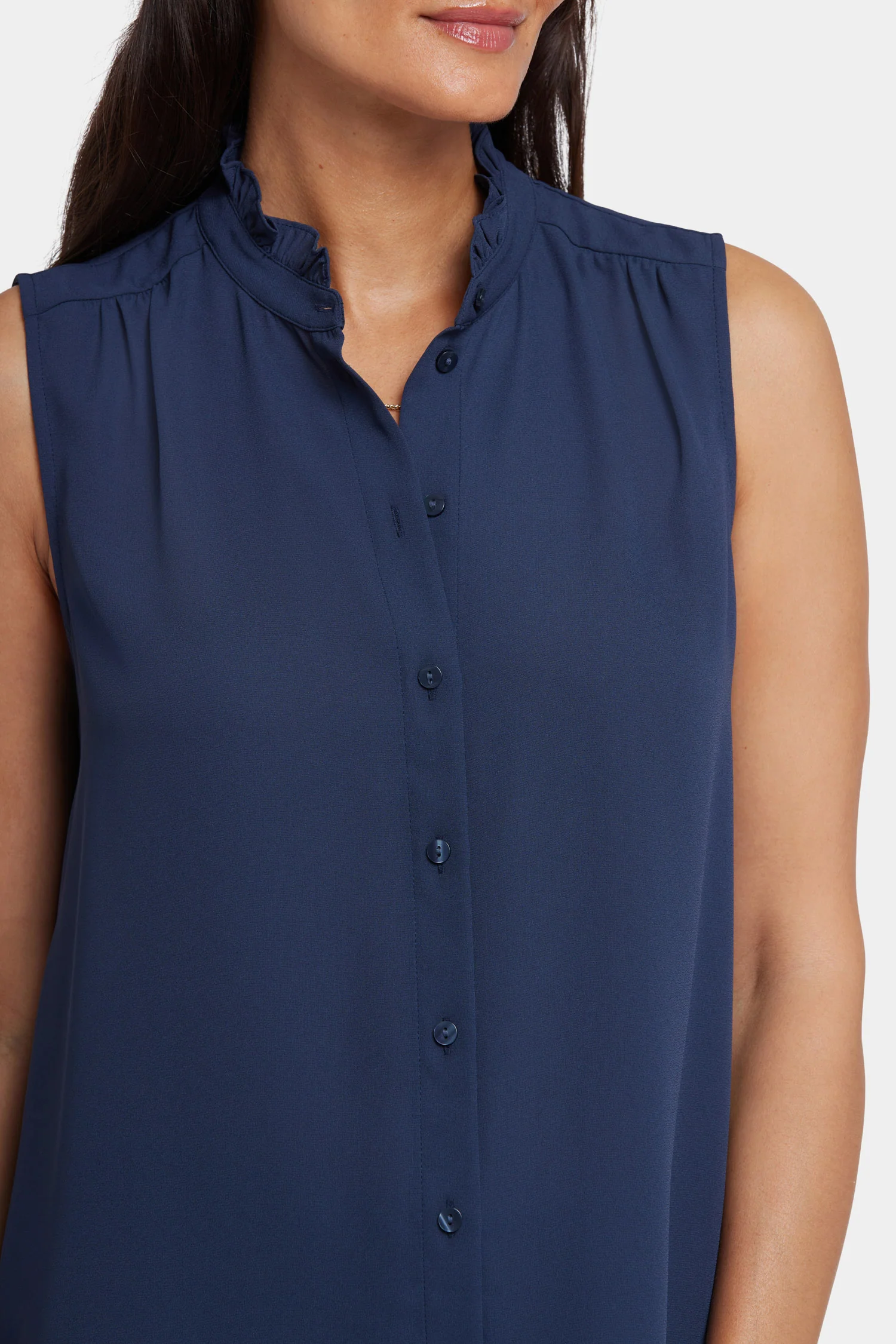5378-sleeveless-ruffle-neck-blouse-oxford-navy-1.webp