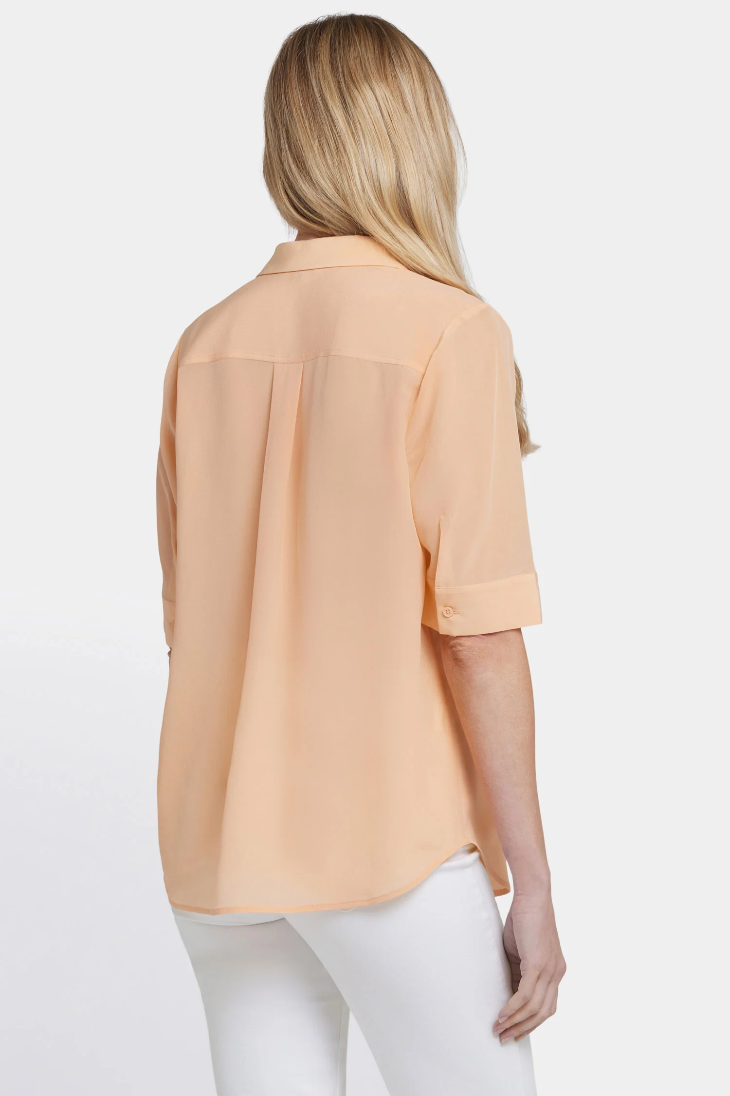 5399-riley-silk-elbow-sleeved-blouse-apricot-nectar-1.webp