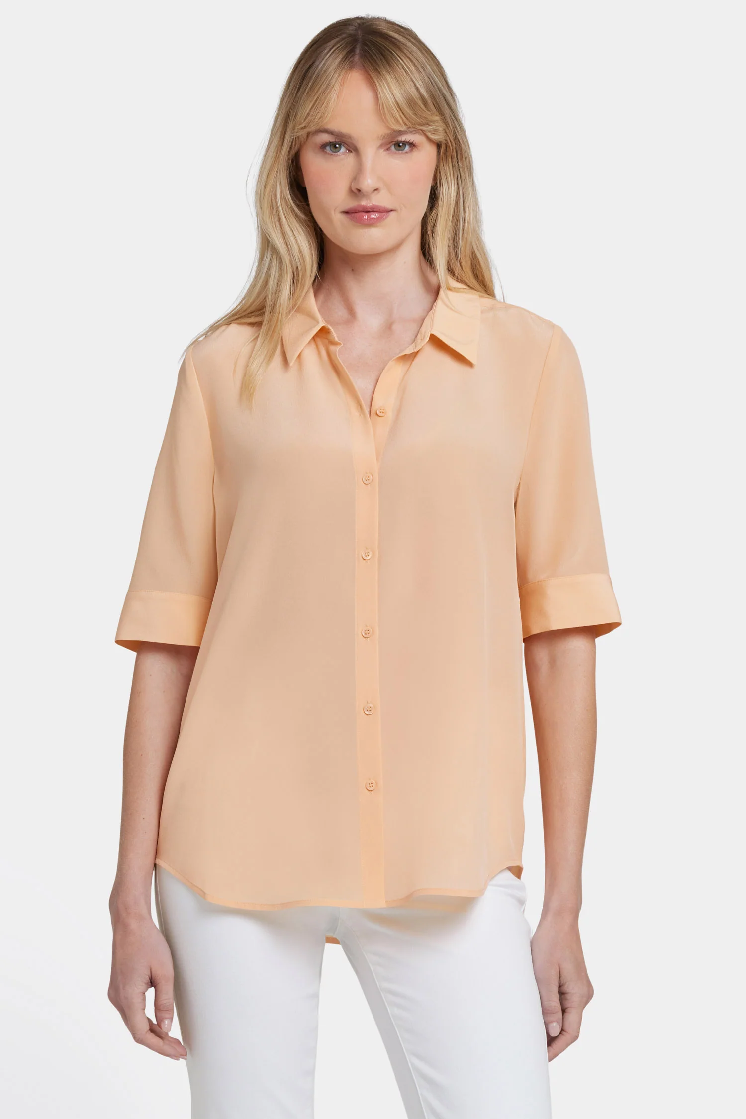 5399-riley-silk-elbow-sleeved-blouse-apricot-nectar-1.webp