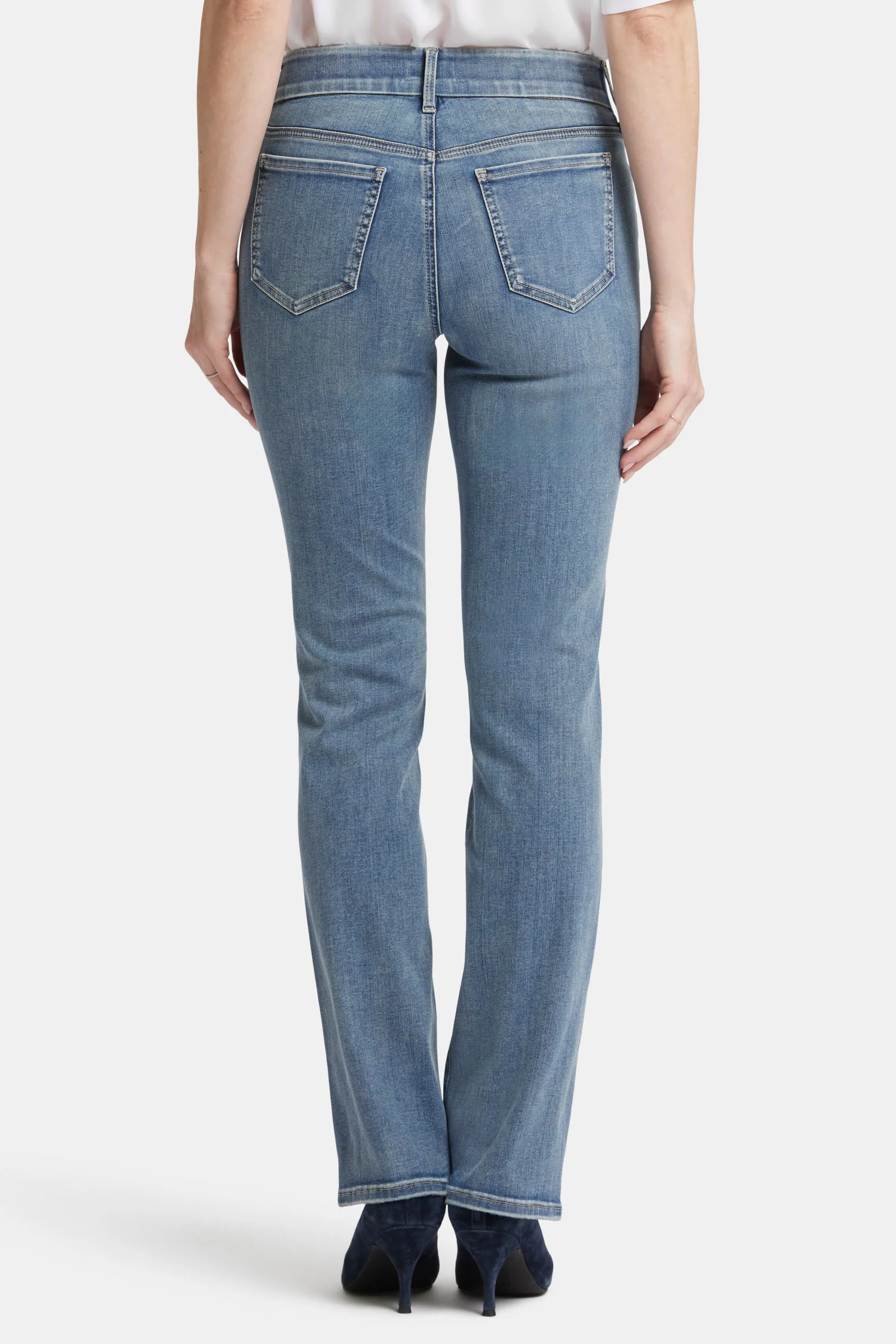 Waist-Matchâ¢ Marilyn Straight Jeans - Indigo Stream