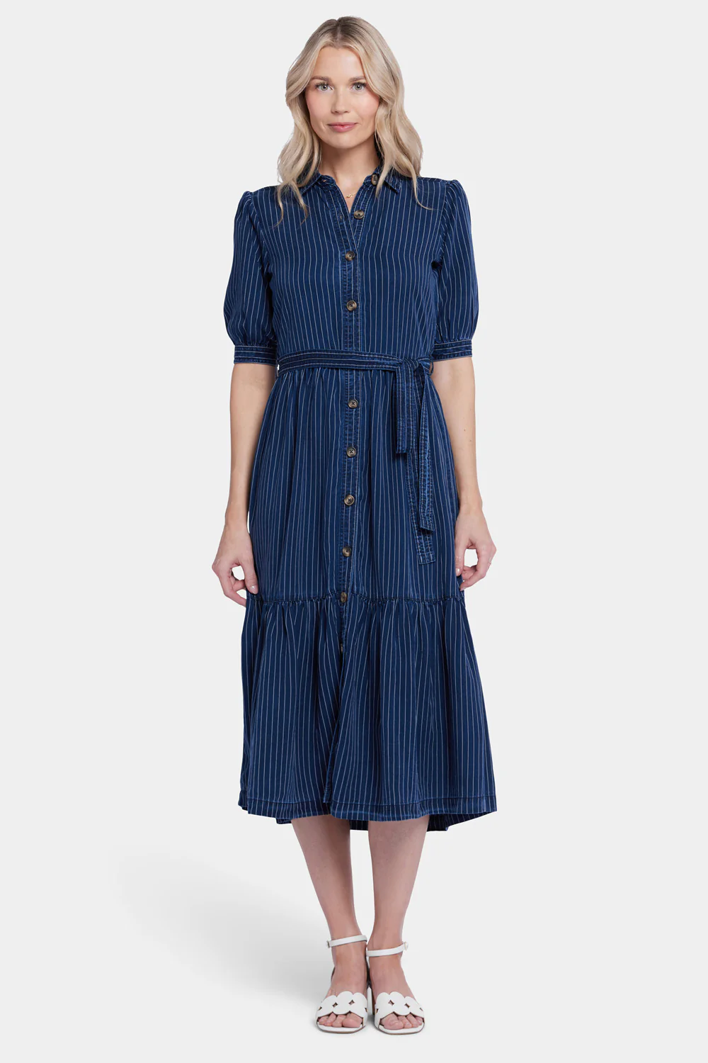 Kate Ruffle DressÂ  - Dark Ocean