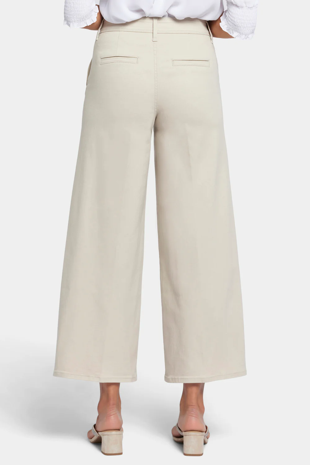 Mona Wide Leg Trouser Ankle JeansÂ  - Feather