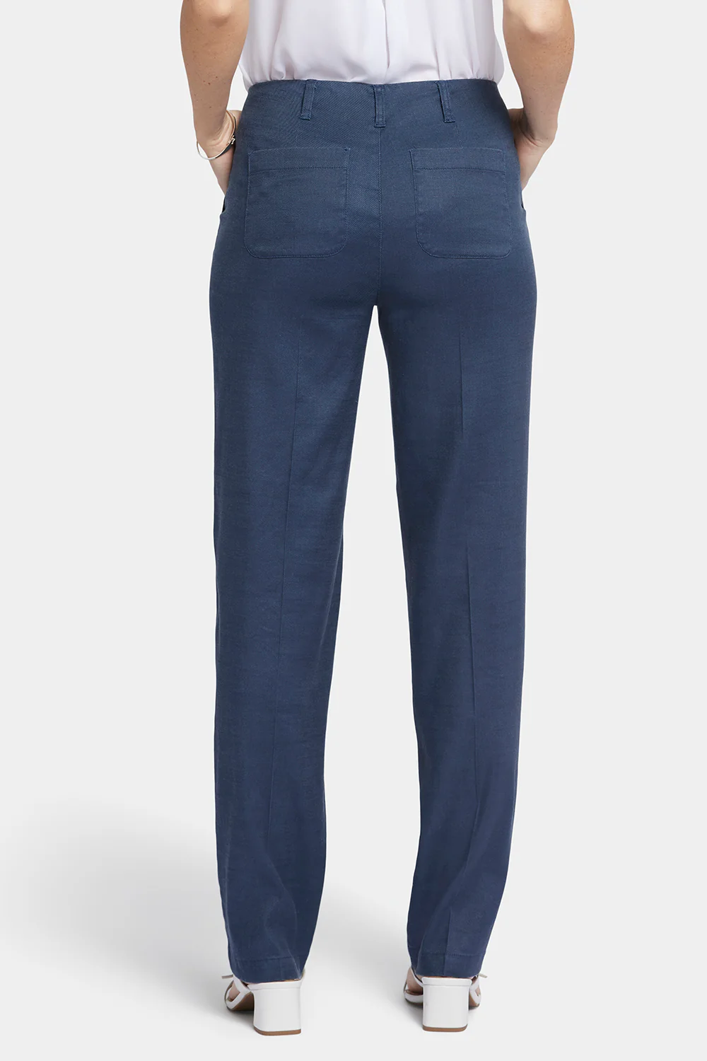 Marilyn Straight Pants - Oxford Navy