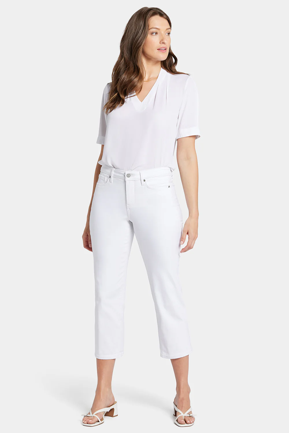 Relaxed Piper Crop JeansÂ  - Optic White