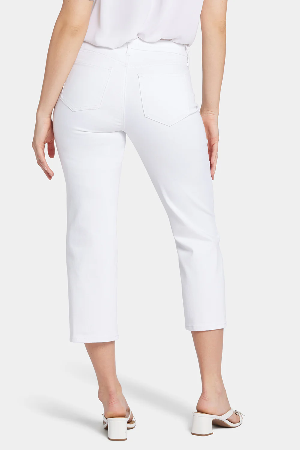 Relaxed Piper Crop Jeans - Optic White
