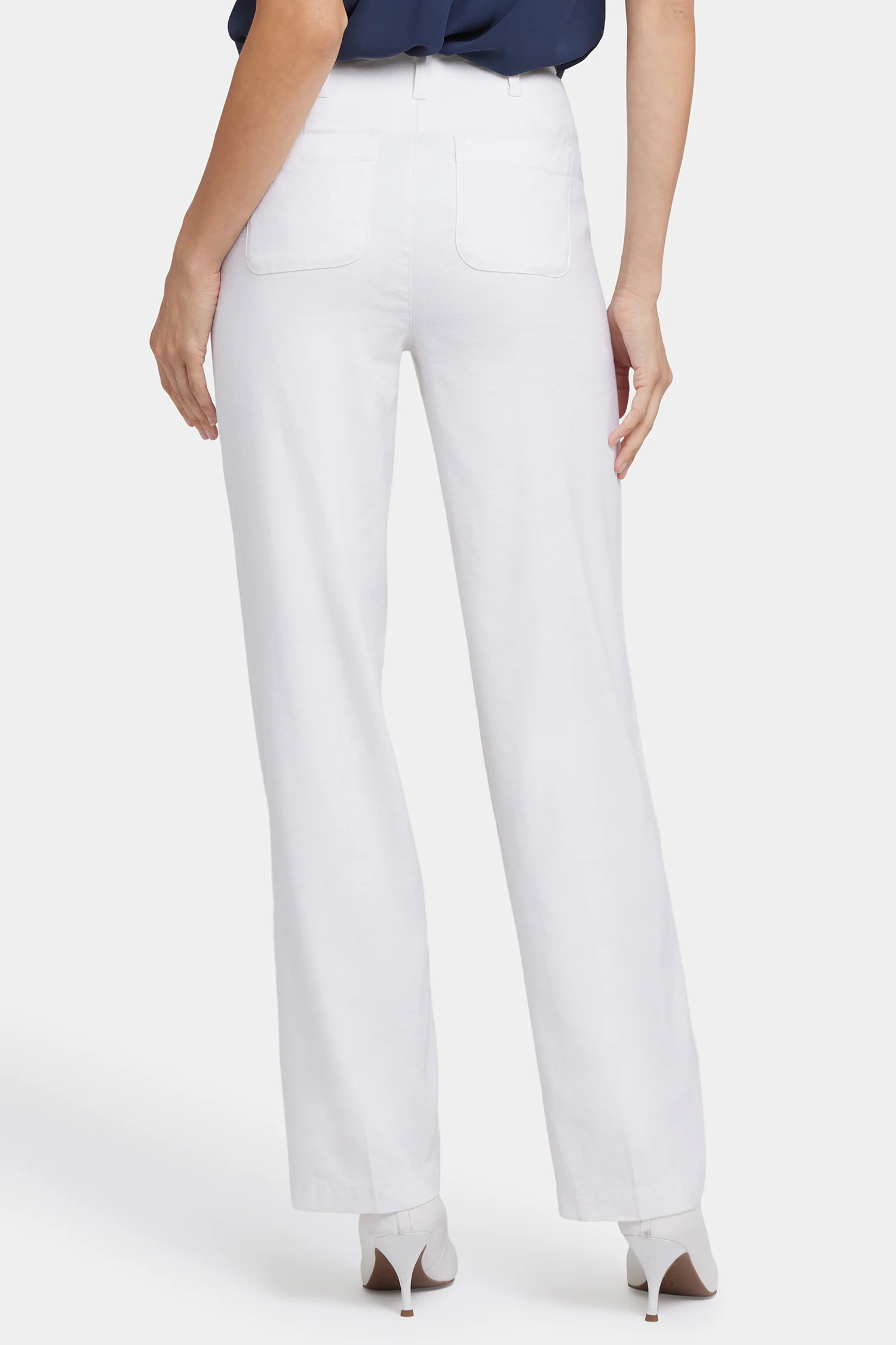 Marilyn Straight Pants - Optic White