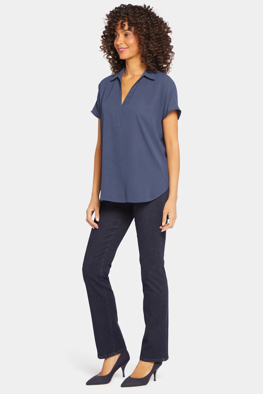 7273-becky-short-sleeved-blouse-oxford-navy-1.webp
