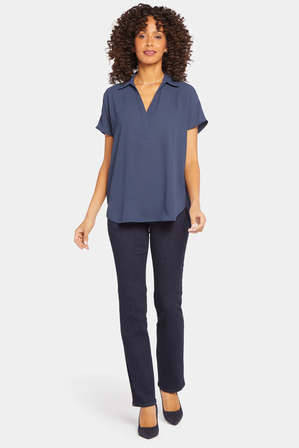 7273-becky-short-sleeved-blouse-oxford-navy-1.webp