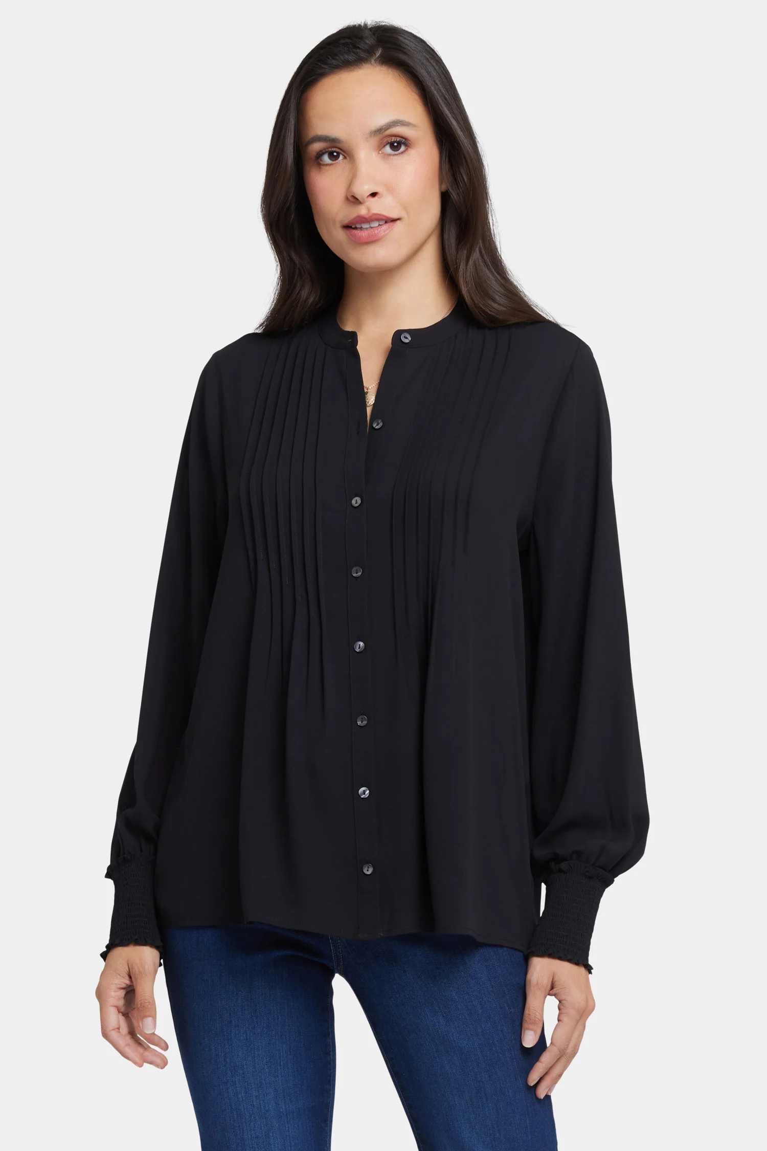 7512-pleated-peasant-blouse-black-1.webp
