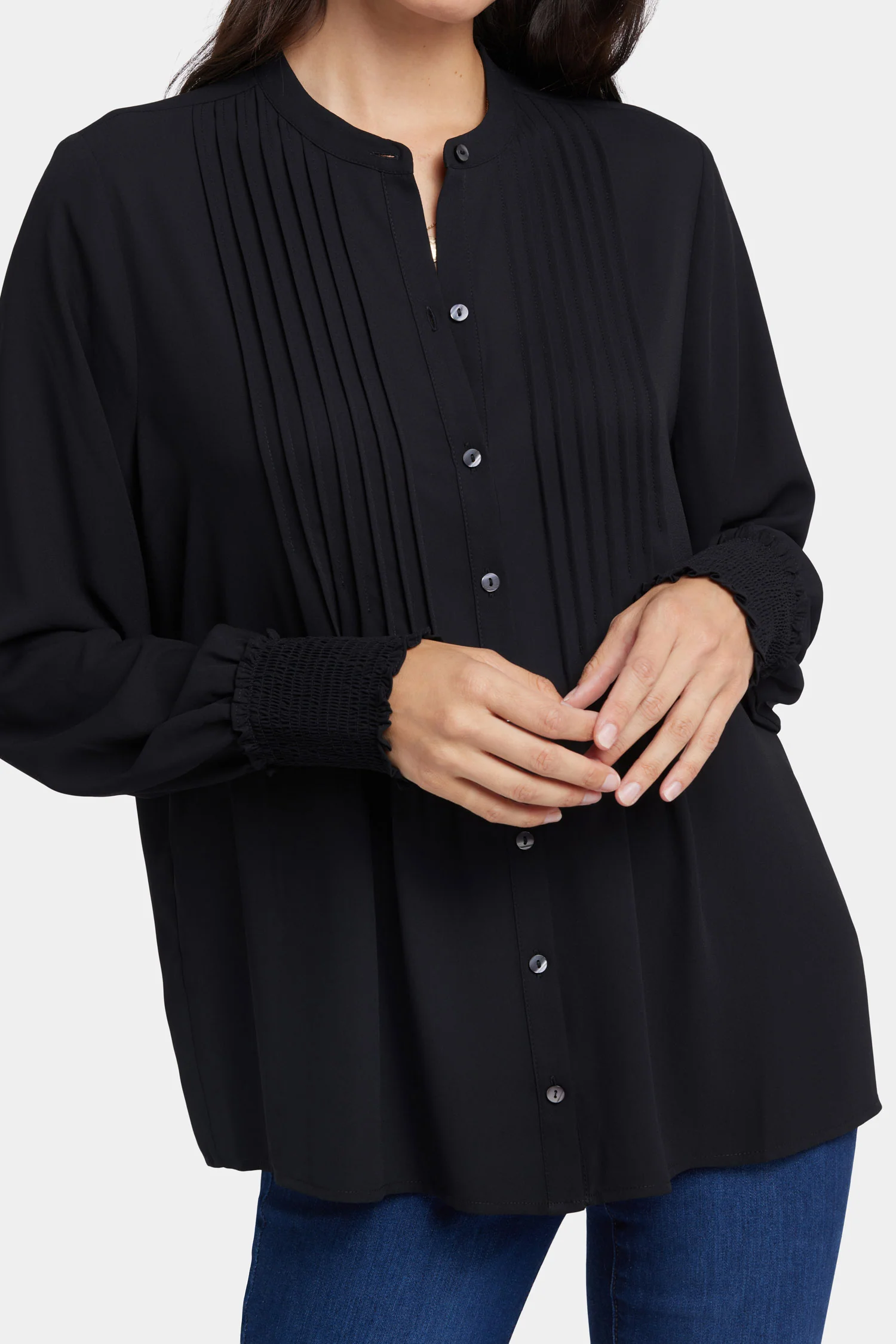 7512-pleated-peasant-blouse-black-1.webp