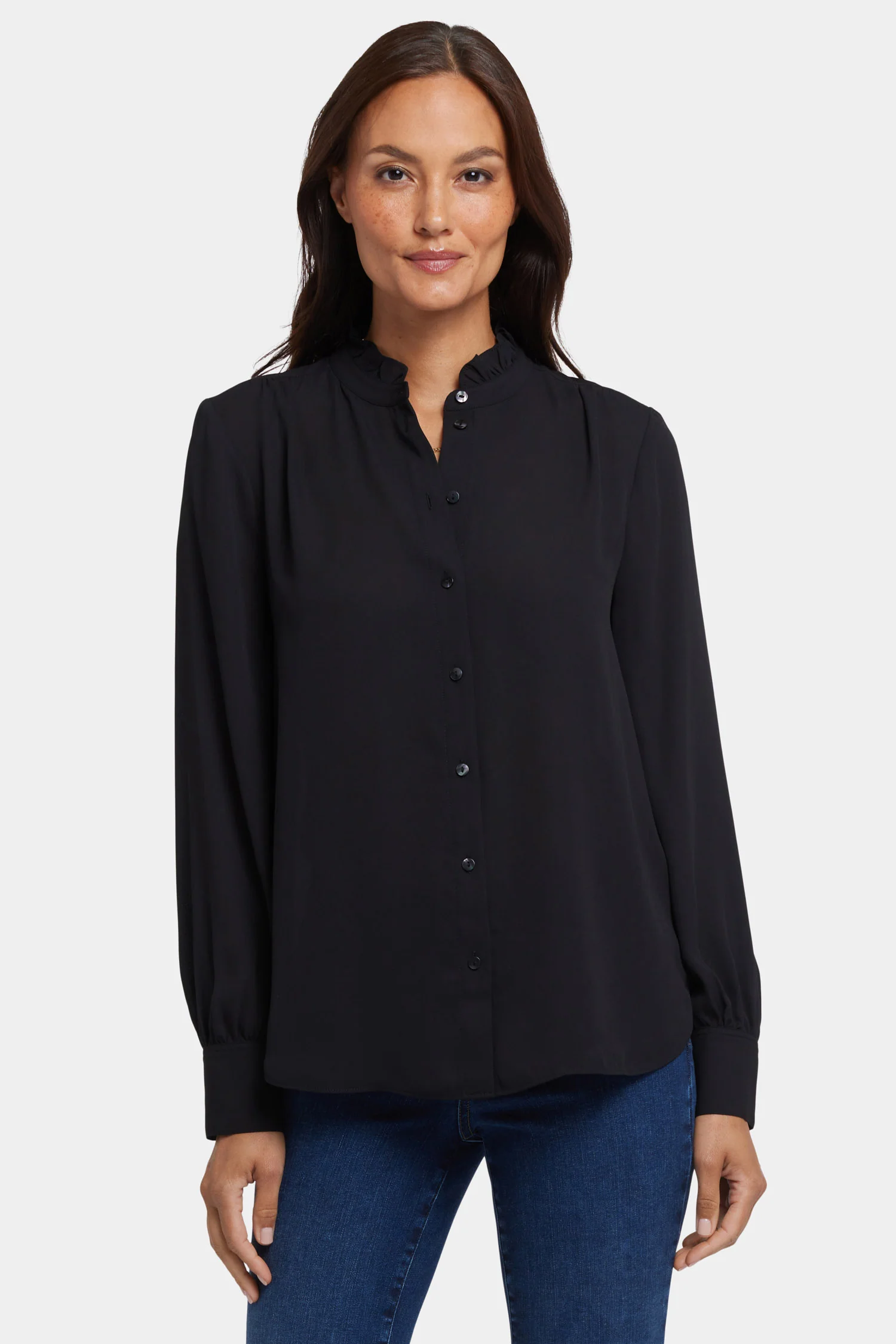 7651-ruffle-neck-blouse-black-1.webp
