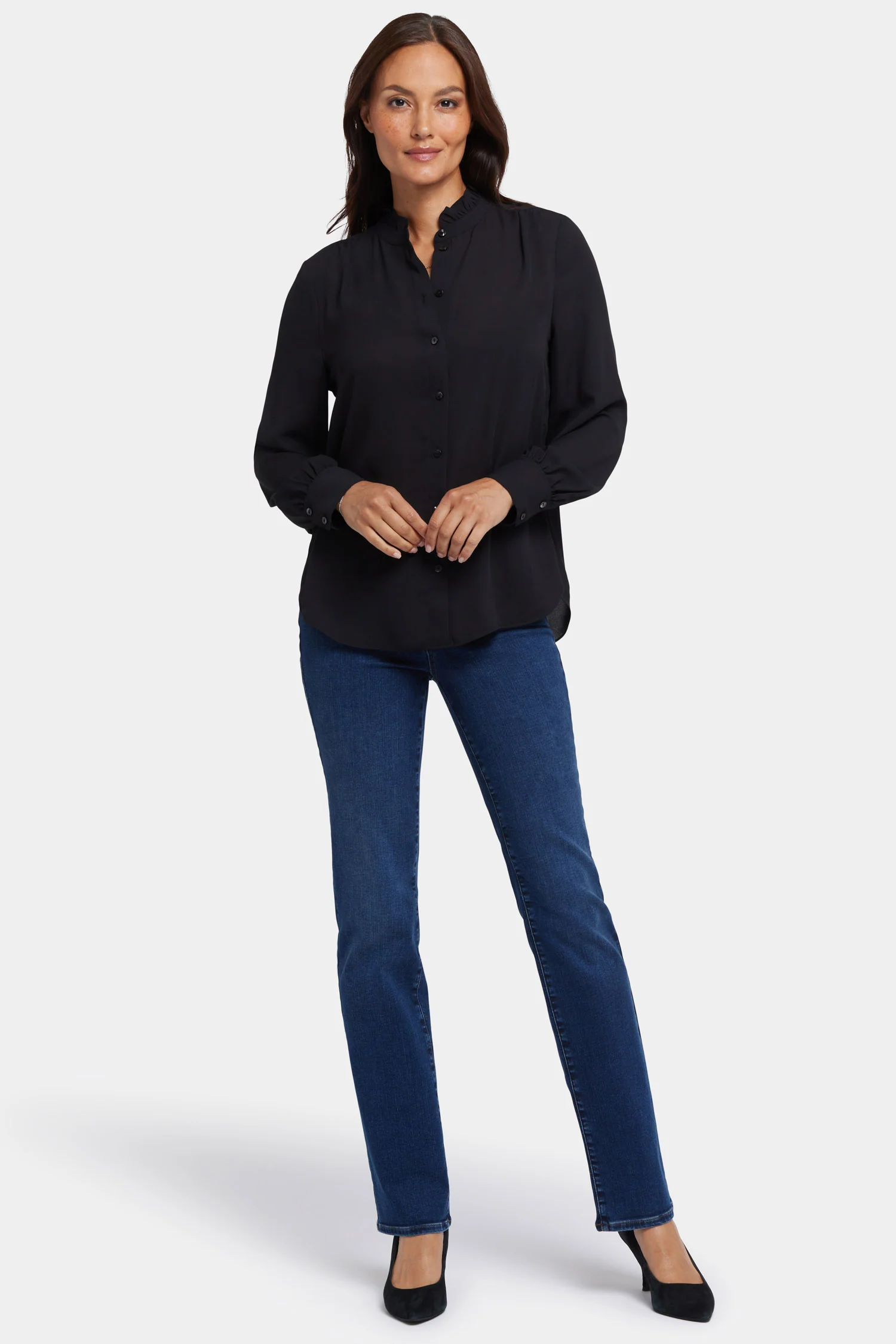 7651-ruffle-neck-blouse-black-1.webp