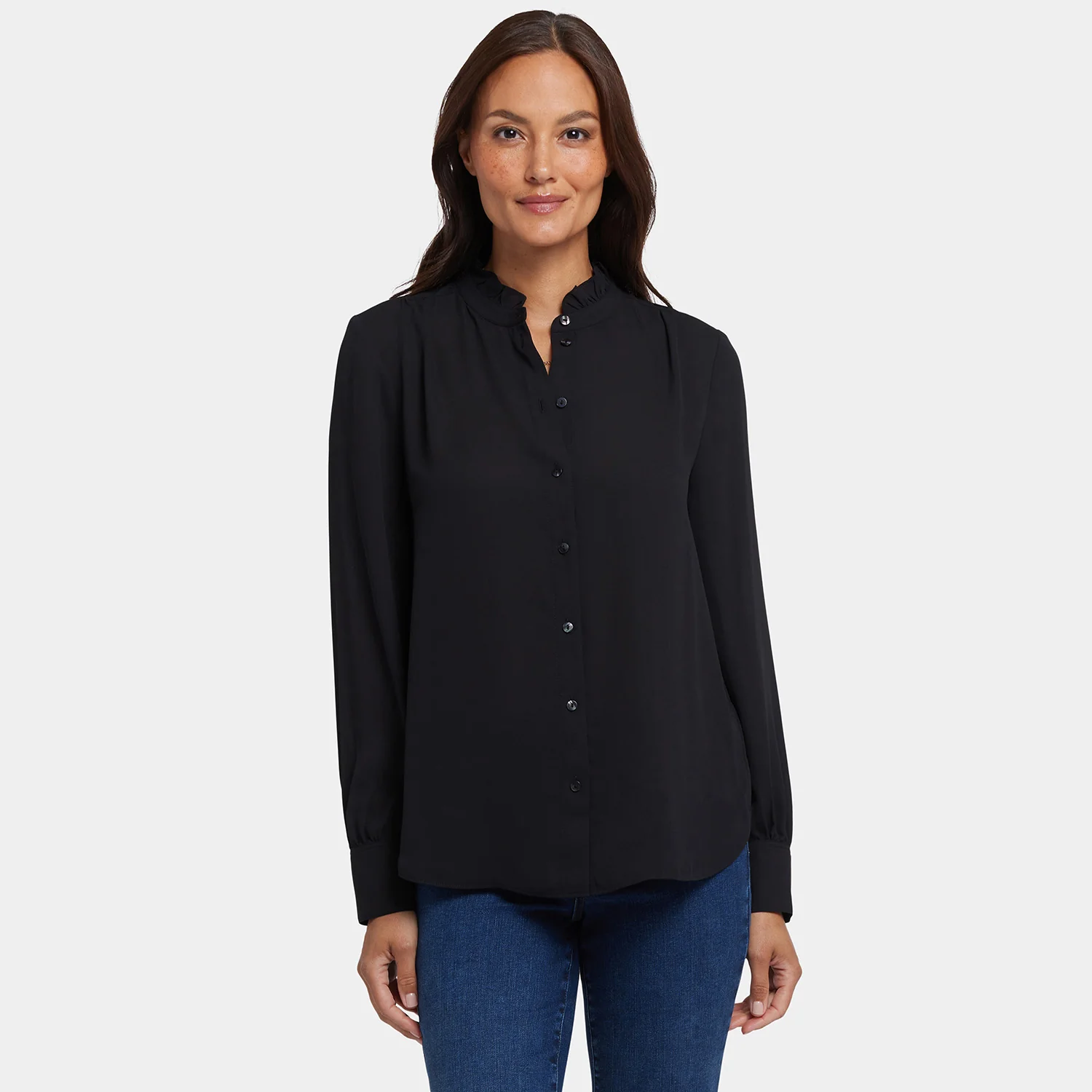 7651-ruffle-neck-blouse-black-1.webp