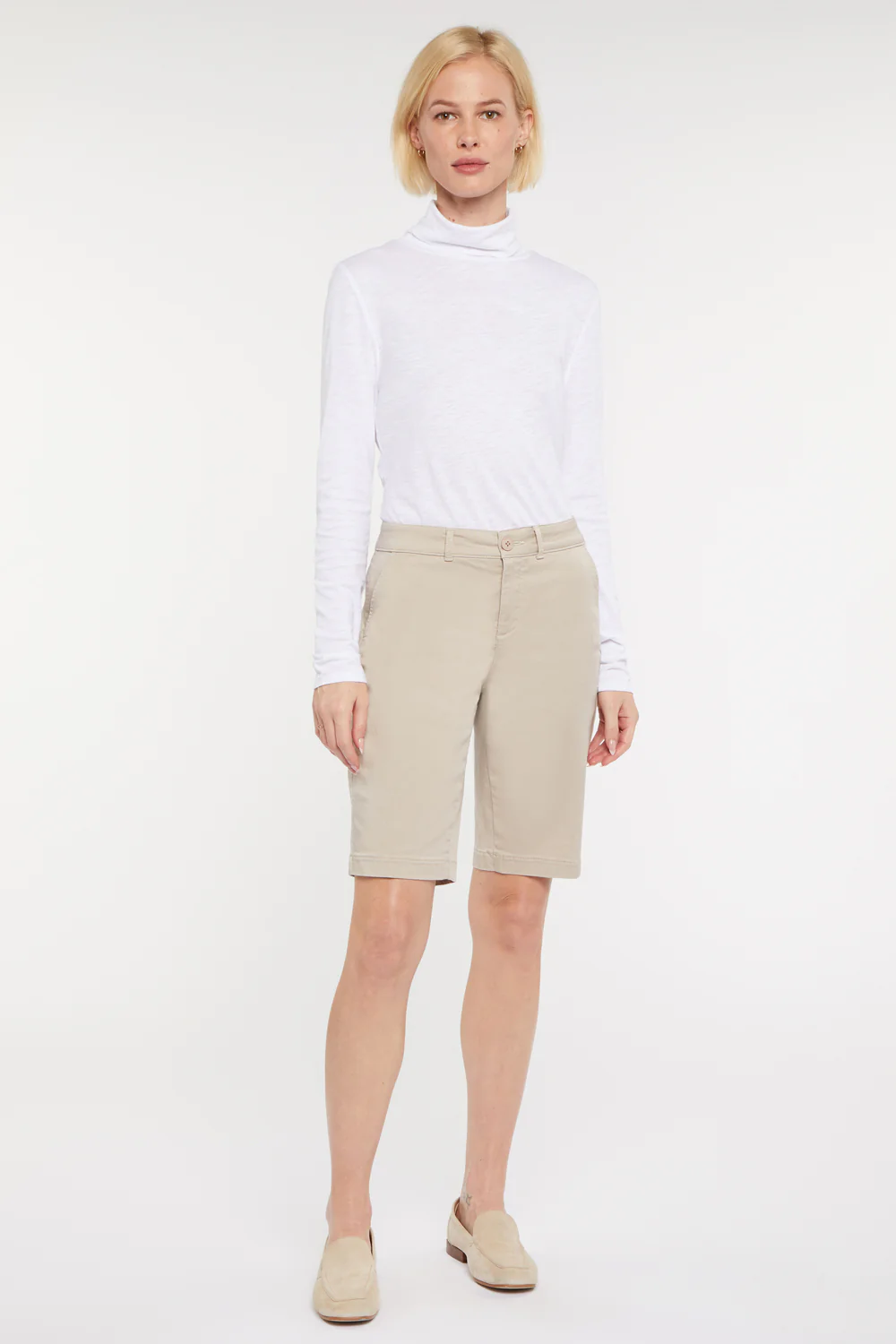 Bermuda Shorts In Petite - Feather