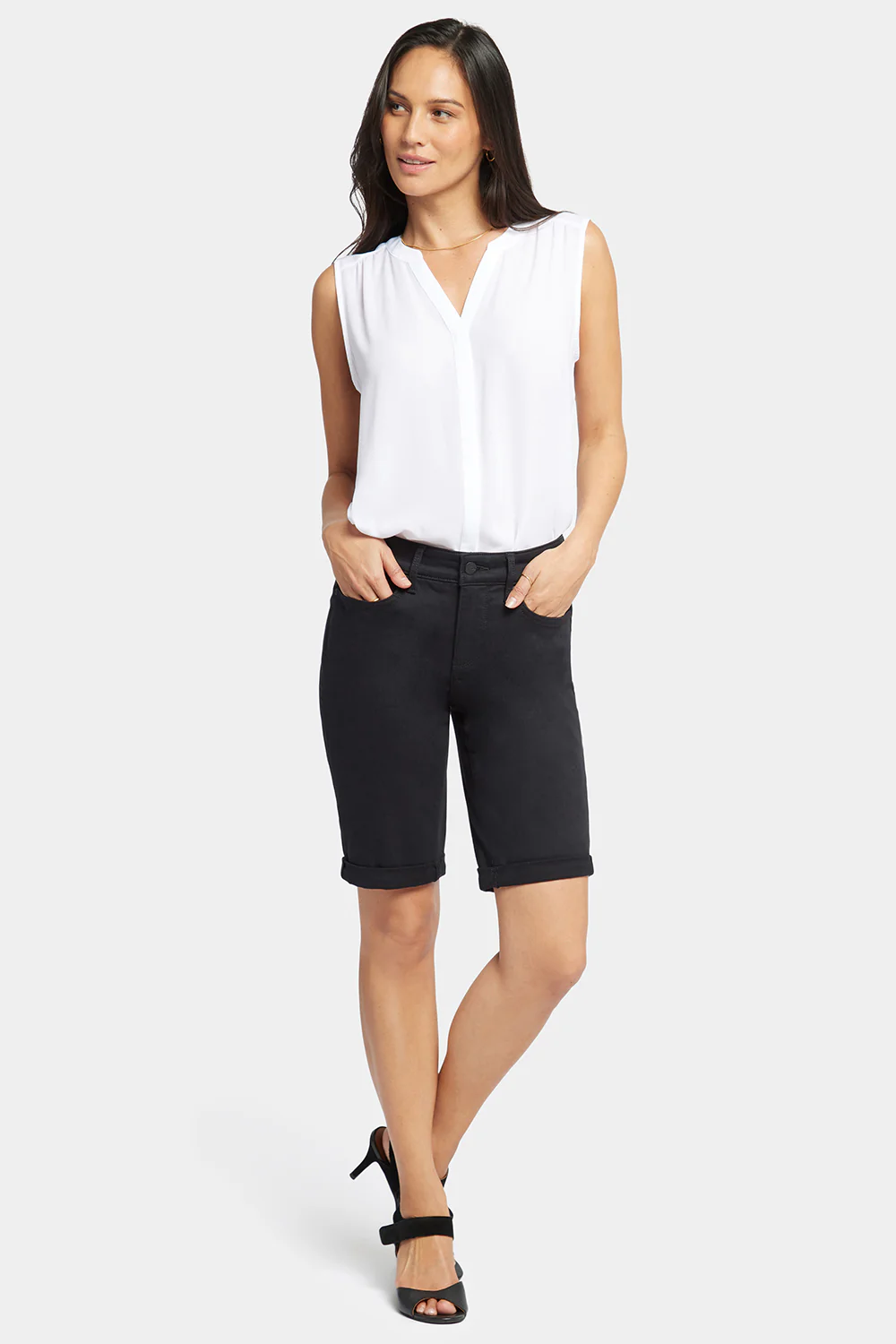 8916-briella-10-inch-denim-shorts-in-petite-black-1.webp