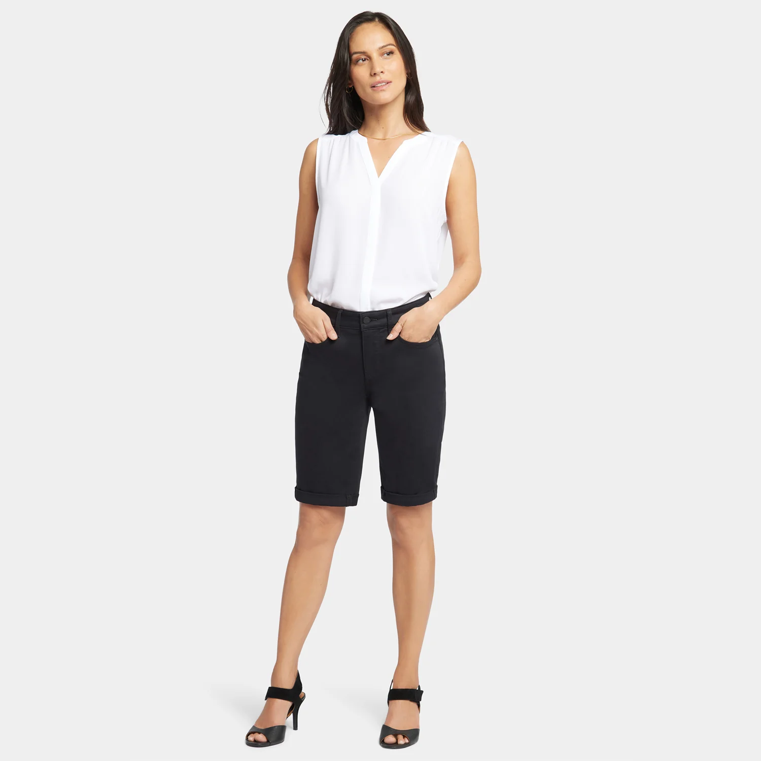 8916-briella-10-inch-denim-shorts-in-petite-black-1.webp