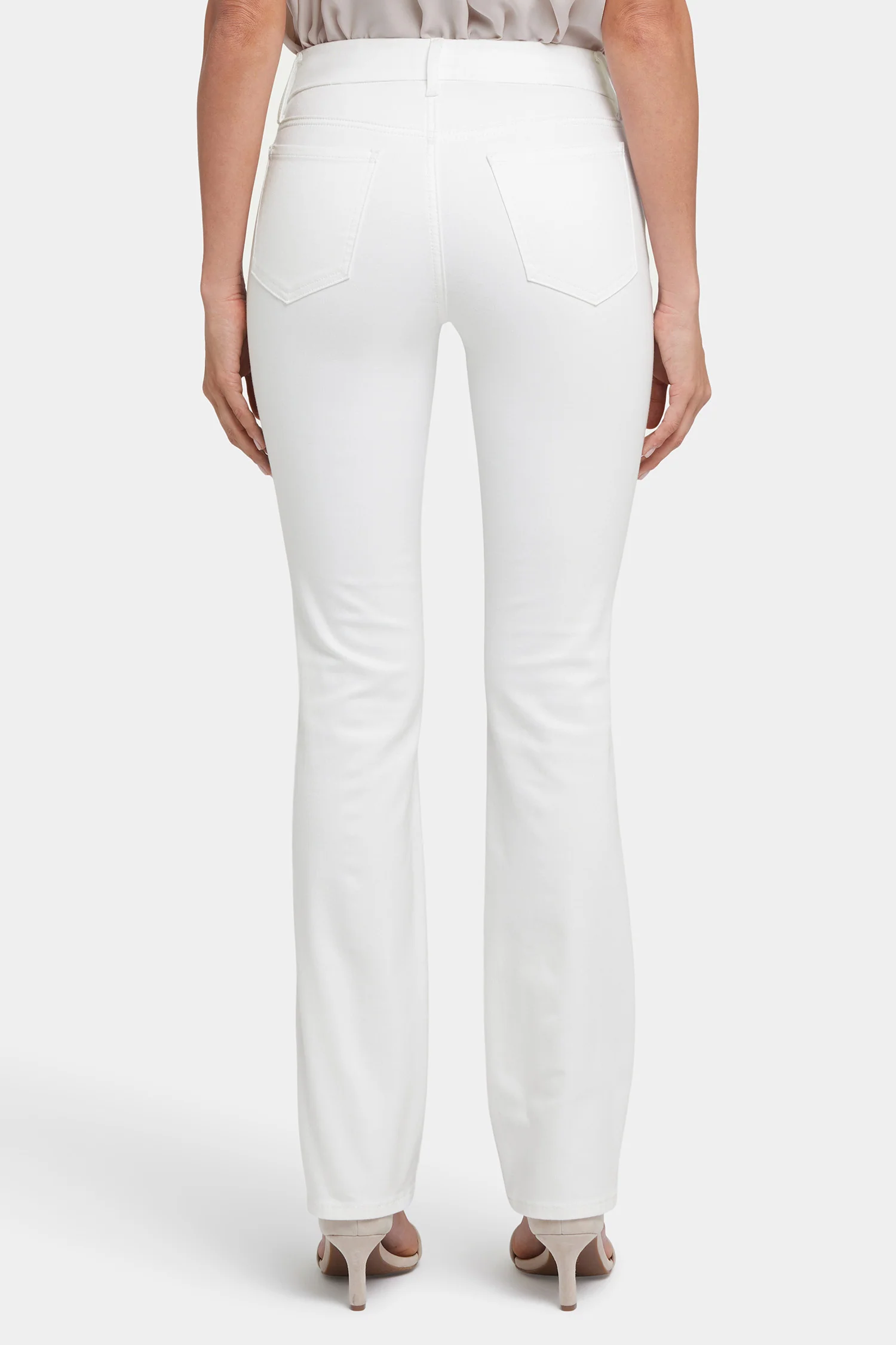 Waist-Matchâ¢ Marilyn Straight Jeans In Petite - Optic White