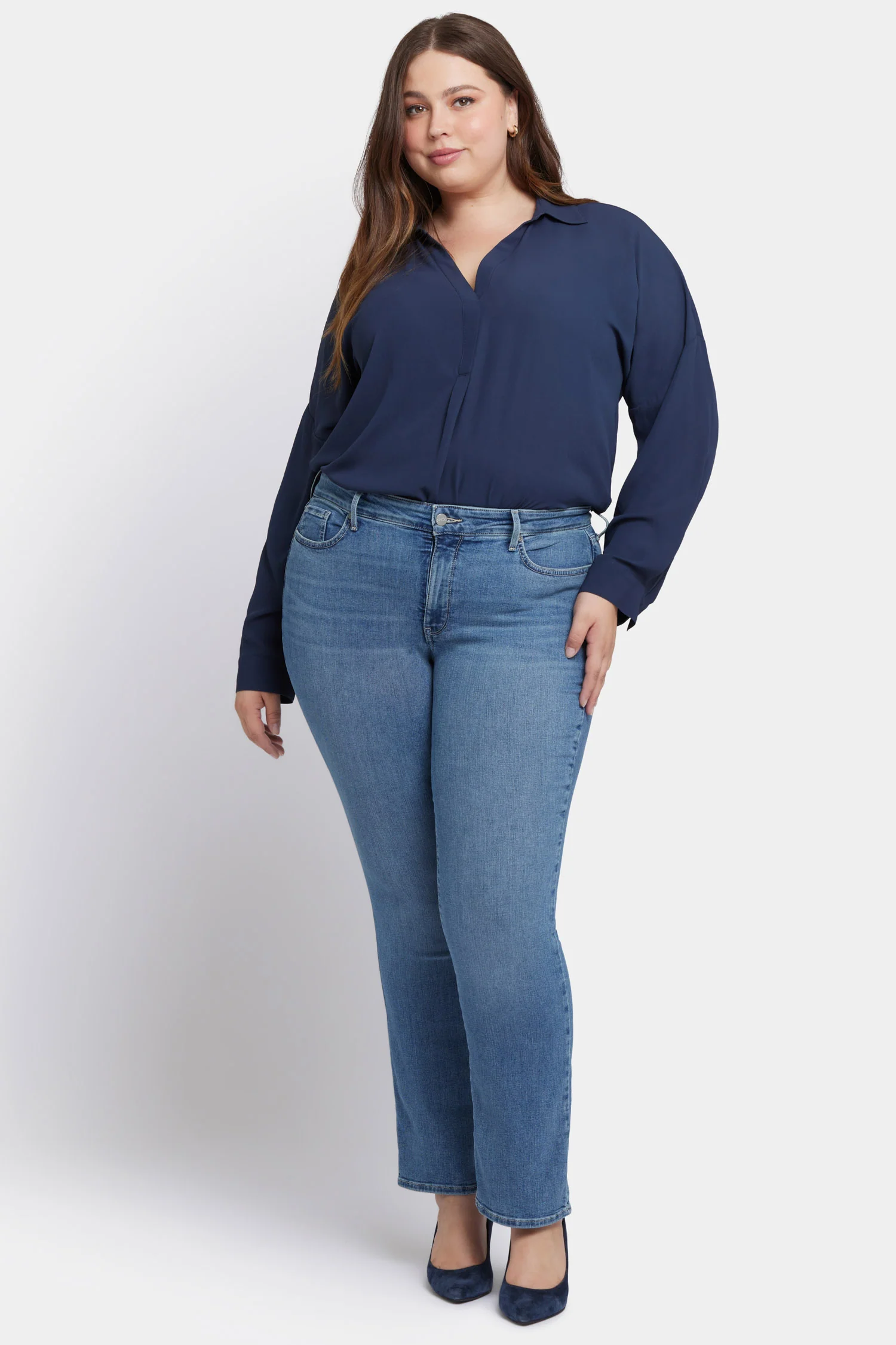 Marilyn Straight Jeans In Plus SizeÂ  - Heyburn