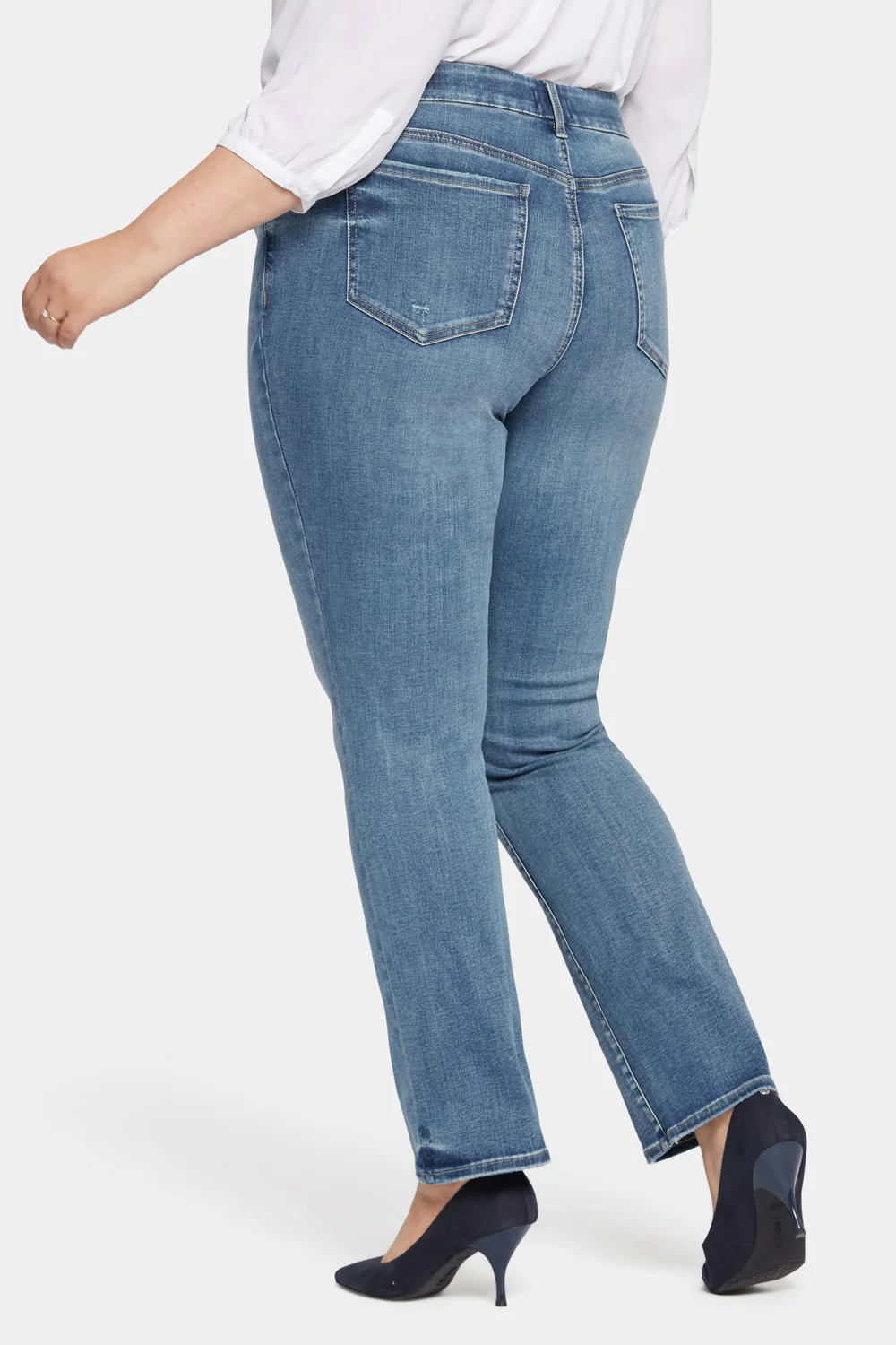 Waist-Matchâ¢ Marilyn Straight Jeans In Plus Size - Romance